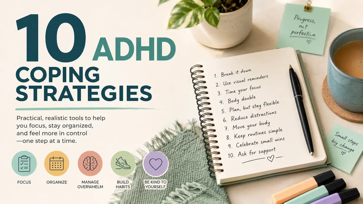 ADHD Coping Strategies for Adults — What Actually Works (And Why)