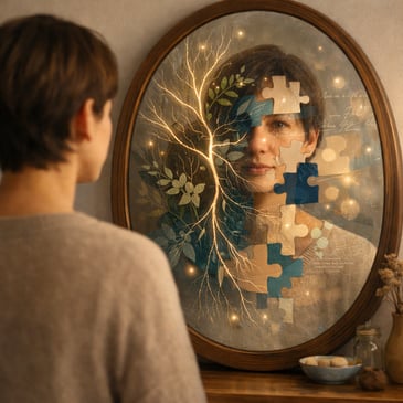 Image depciting Identity at the Centre of Healing 