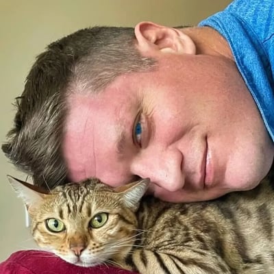Mike-with-cat