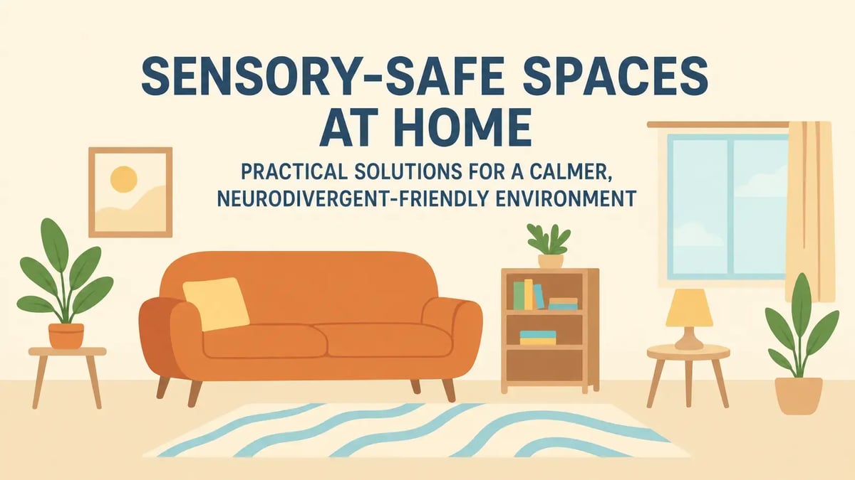 Creating Sensory-Safe Spaces at Home: Practical Solutions for a Calmer, Neurodivergent-Friendly Environment