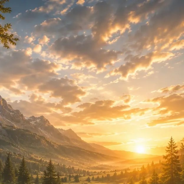 An open ridge at sunrise, the forest opening into a wide horizon — where neurodiversity-affirming therapy in Ontario leads